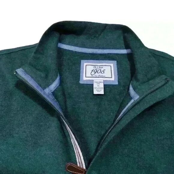 NWOT JOS A BANK 1/4 ZIP PULLOVER SWEATER - Picture 3 of 6